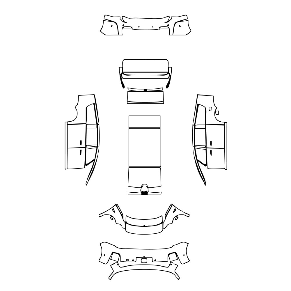 Pre-Cut PPF Li Auto Mega 2024 - PPF-Kits