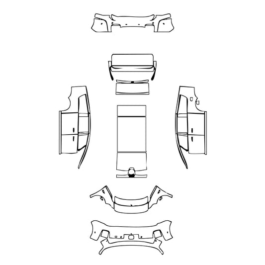 Pre-Cut PPF Li Auto Mega 2024 - PPF-Kits