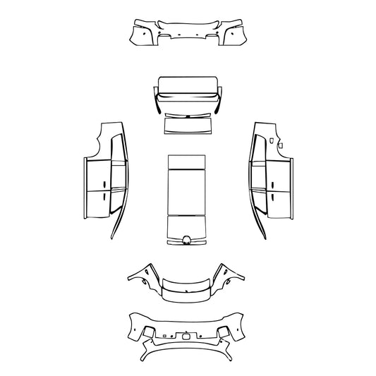 Pre-Cut PPF Li Auto Mega 2025 - PPF-Kits
