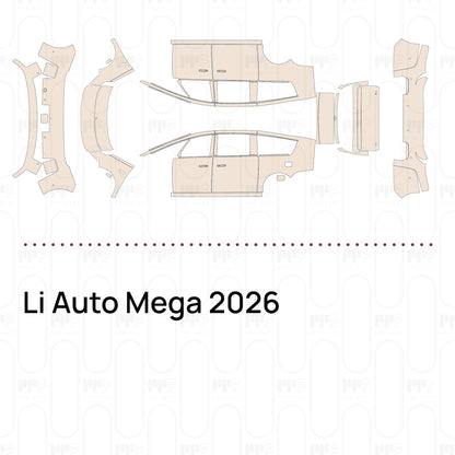 Voorgesneden PPF Li Auto Mega 2026