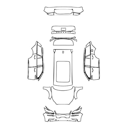 Pre-Cut PPF Lincoln Aviator 2021 - PPF-Kits