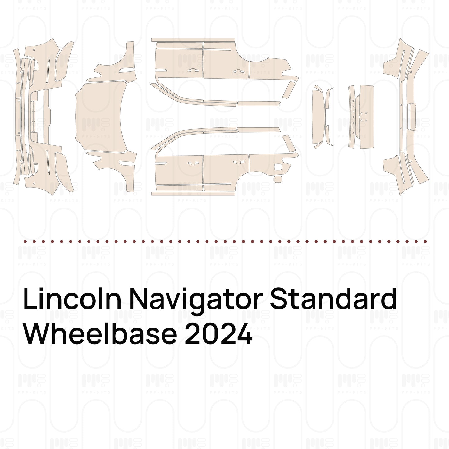 Voorgesneden PPF Lincoln Navigator Standard Wheelbase 2024