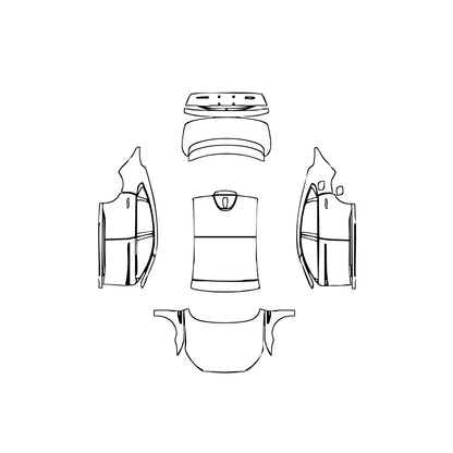 Pre-Cut PPF Lincoln Z Hybrid 2025 - PPF-Kits