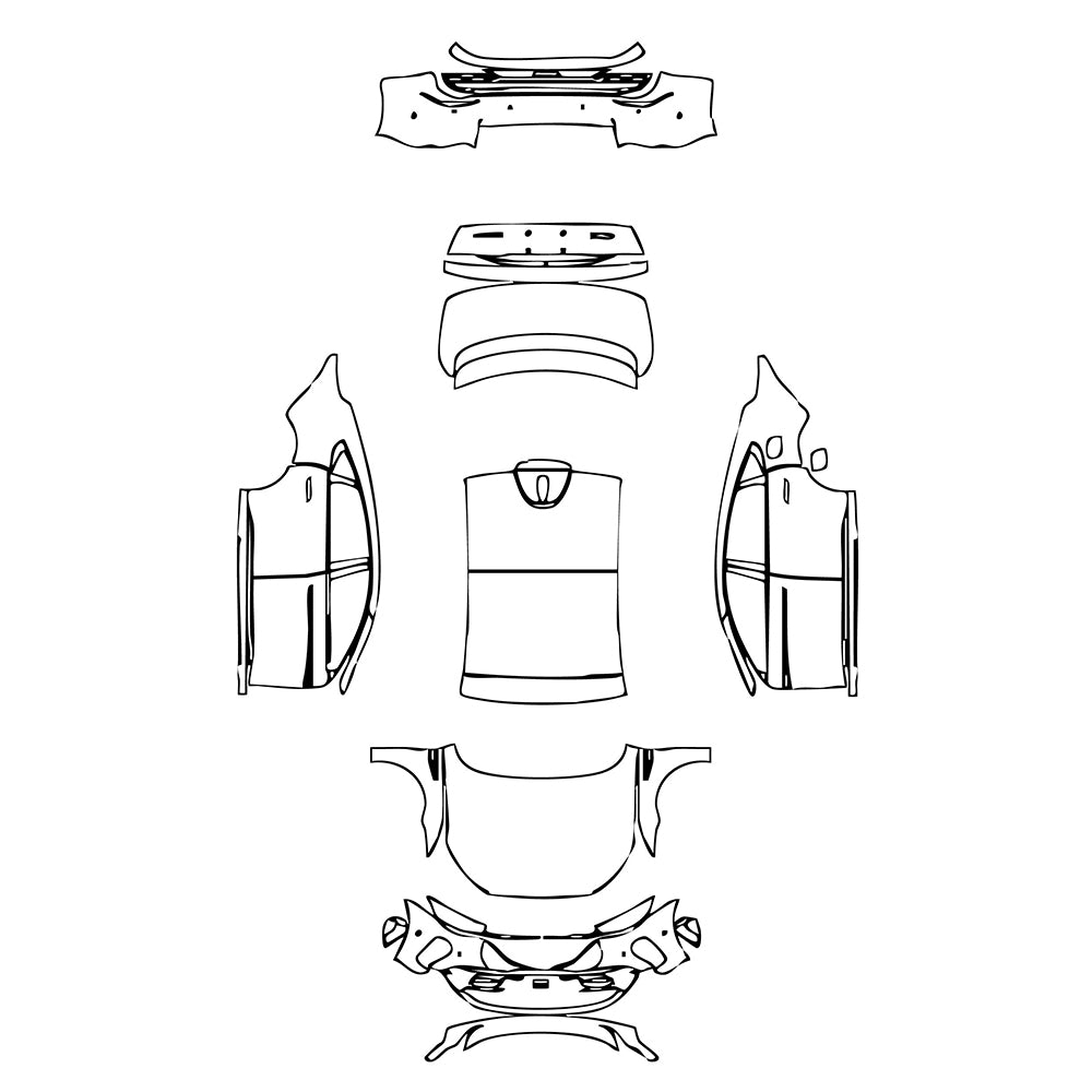 Pre-Cut PPF Lincoln Zephyr Luxury 2023 - PPF-Kits