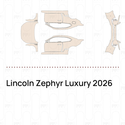 Voorgesneden PPF Lincoln Zephyr Luxury 2026