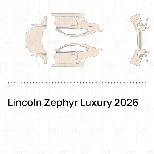 Voorgesneden PPF Lincoln Zephyr Luxury 2026