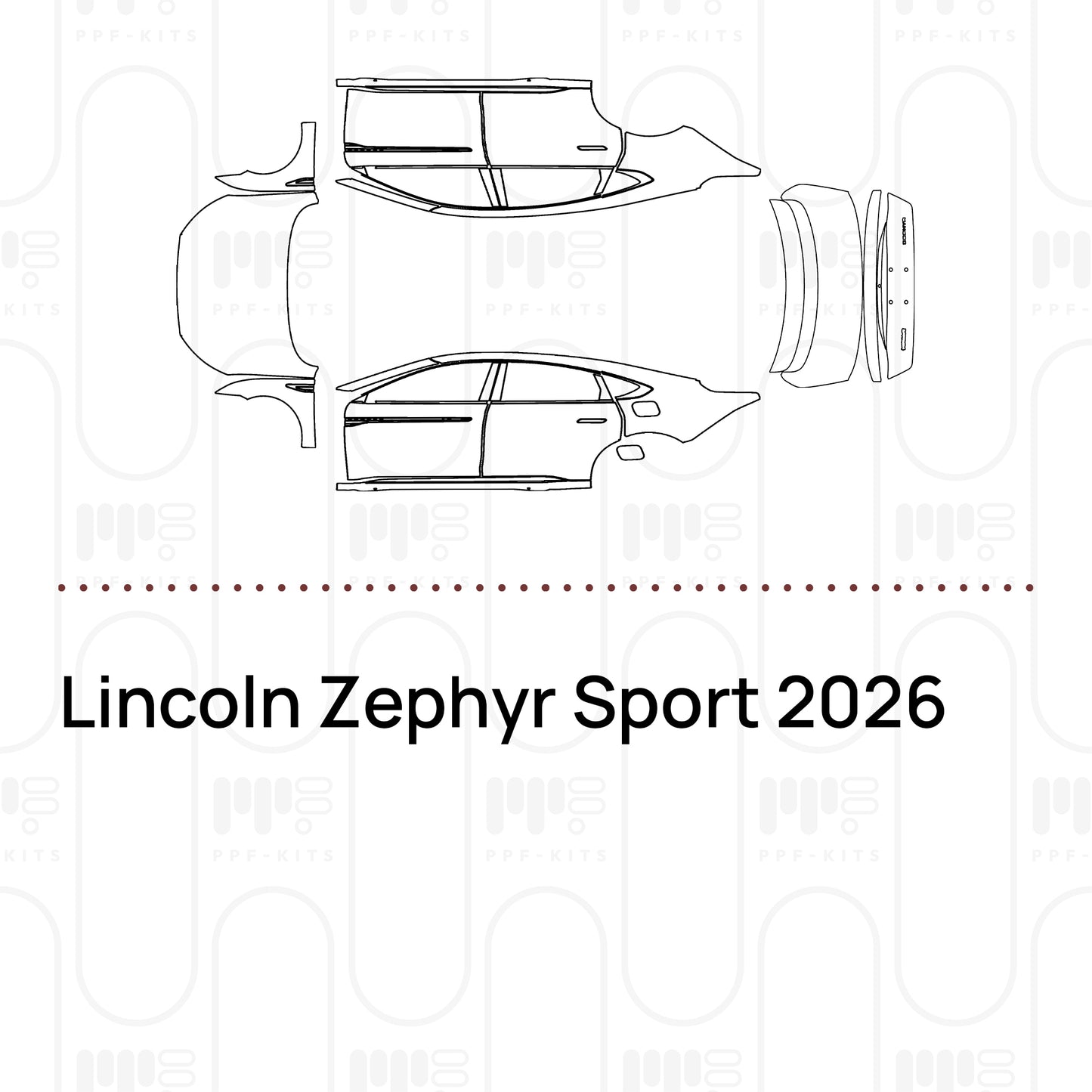 Voorgesneden PPF Lincoln Zephyr Sport 2026