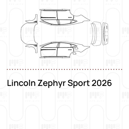 Voorgesneden PPF Lincoln Zephyr Sport 2026