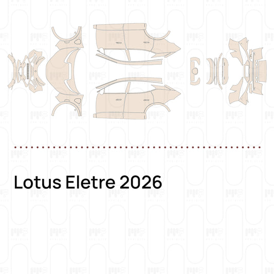 Voorgesneden PPF Lotus Eletre 2026