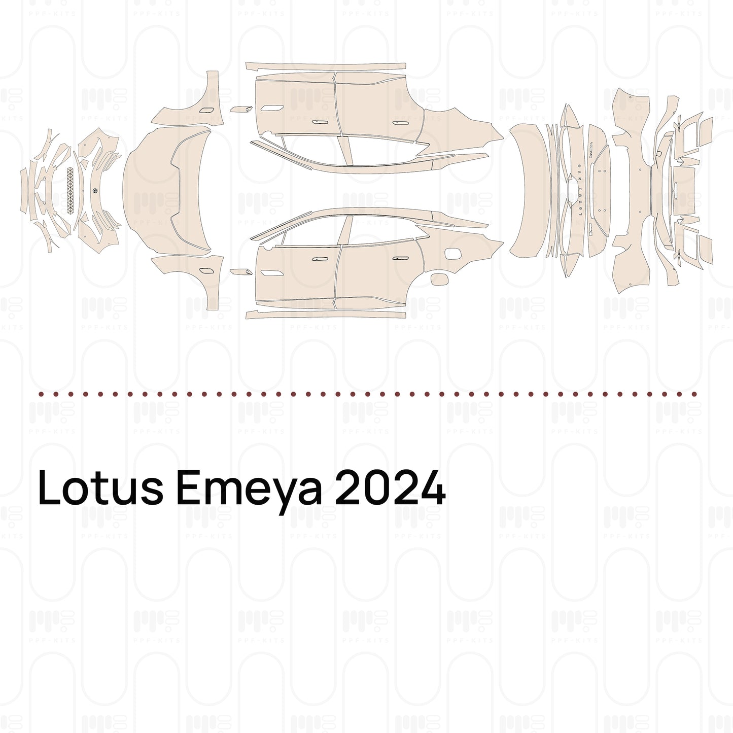Voorgesneden PPF Lotus Emeya 2024