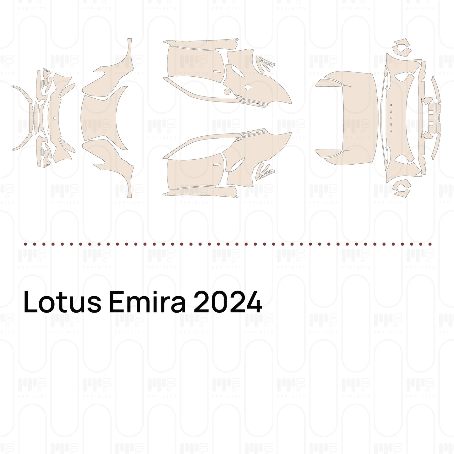 Voorgesneden PPF Lotus Emira 2024