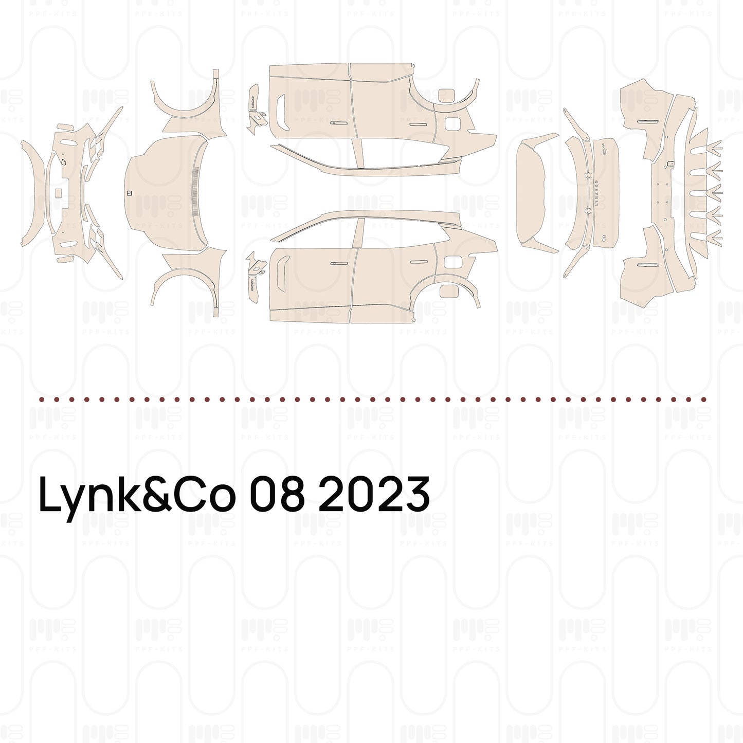 Voorgesneden PPF Lynk&Co 08 2023