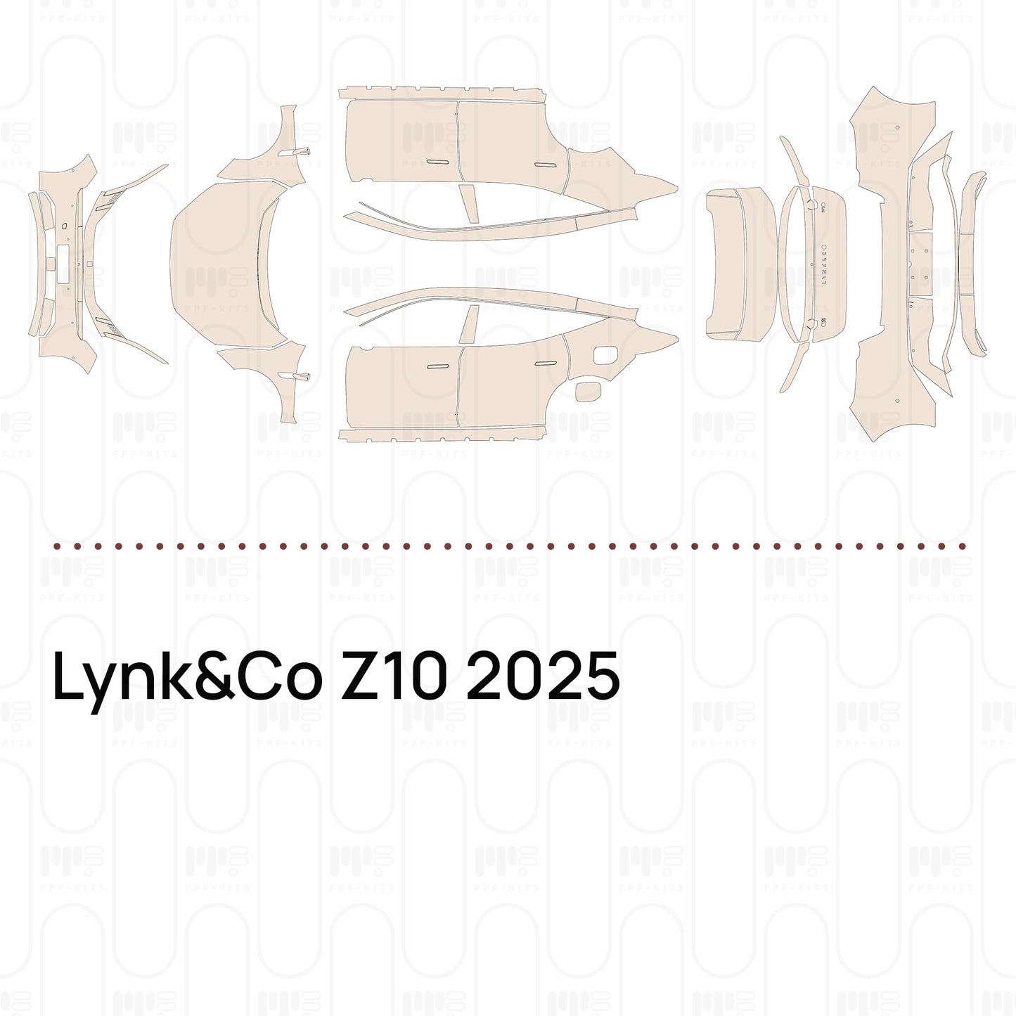 Voorgesneden PPF Lynk&Co Z10 2025