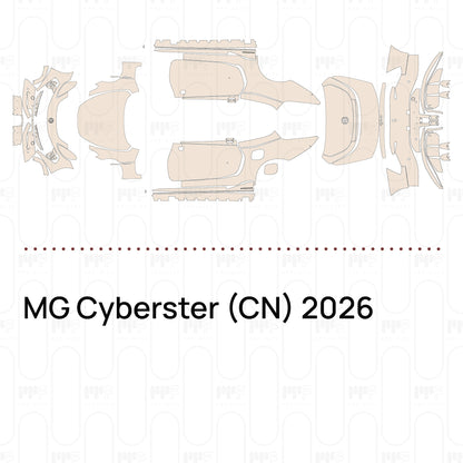 Voorgesneden PPF MG Cyberster (CN) 2026