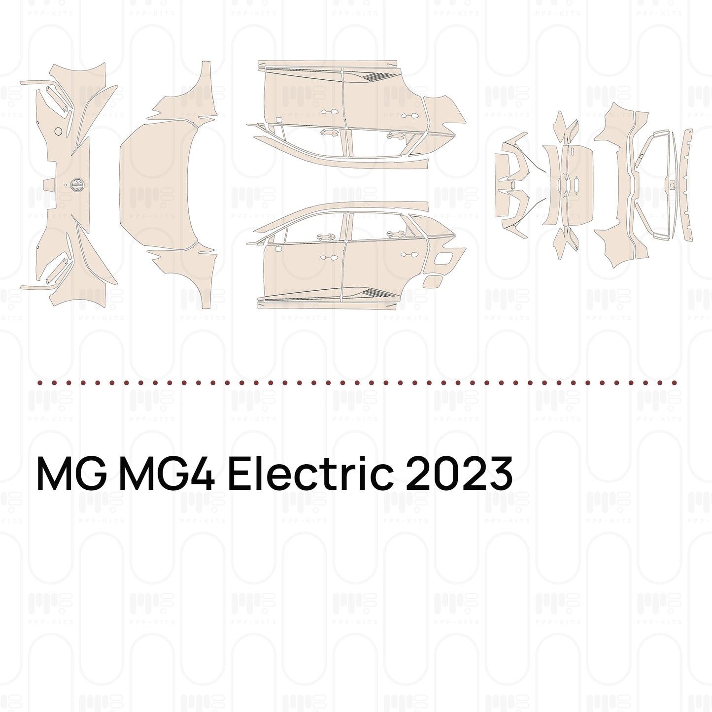 Voorgesneden PPF MG MG4 Electric 2023