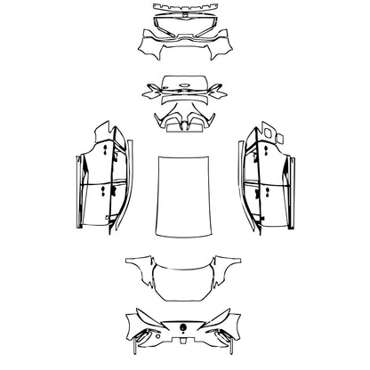 Pre-Cut PPF MG MG4 Electric 2024 - PPF-Kits