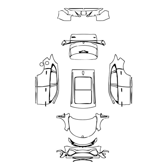 Pre-Cut PPF MG Marvel R Electric 2022 - PPF-Kits