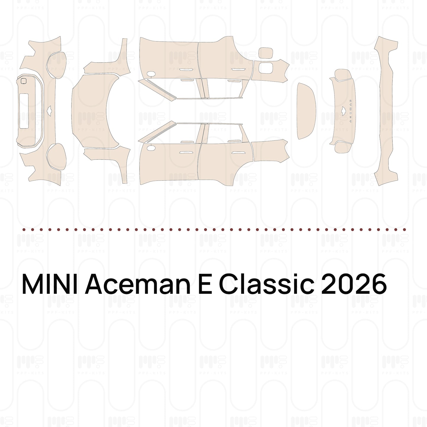 Voorgesneden PPF MINI Aceman E Classic 2026