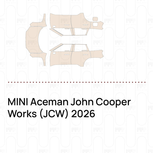 Voorgesneden PPF MINI Aceman John Cooper Works (JCW) 2026