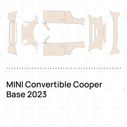 Voorgesneden PPF MINI Convertible Cooper Base 2023
