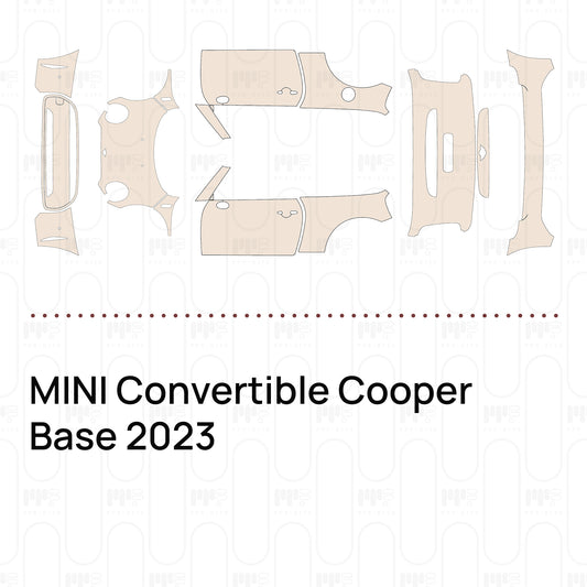 Voorgesneden PPF MINI Convertible Cooper Base 2023
