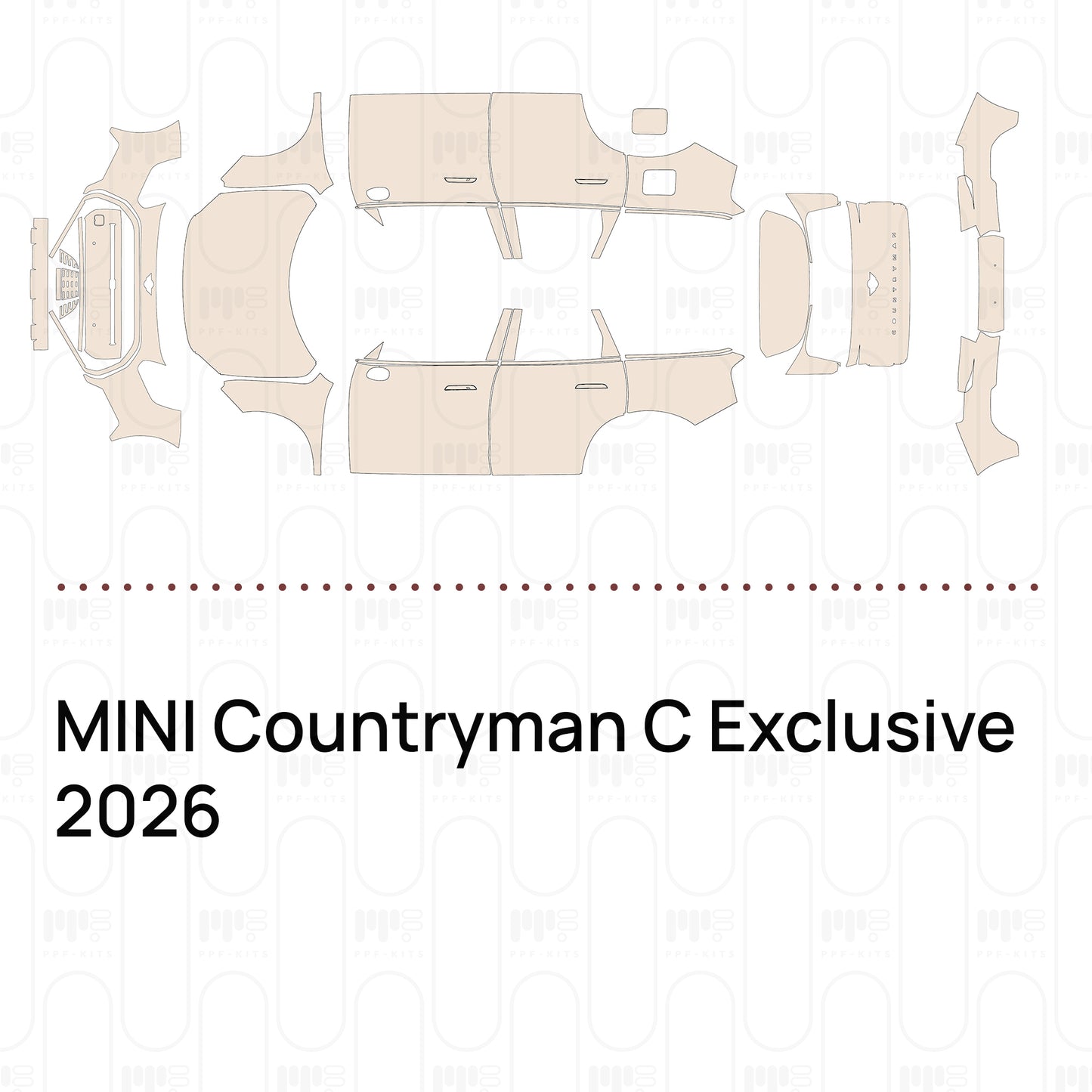Voorgesneden PPF MINI Countryman C Exclusive 2026