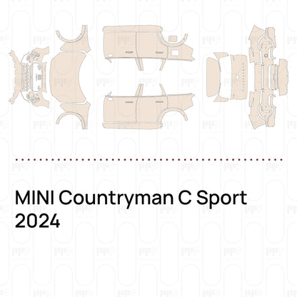 Voorgesneden PPF MINI Countryman C Sport 2024