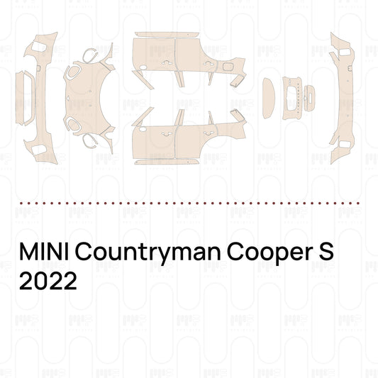 Voorgesneden PPF MINI Countryman Cooper S 2022