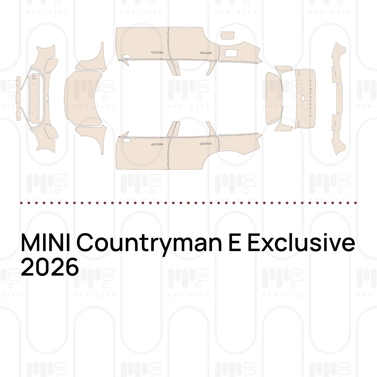 Voorgesneden PPF MINI Countryman E Exclusive 2026