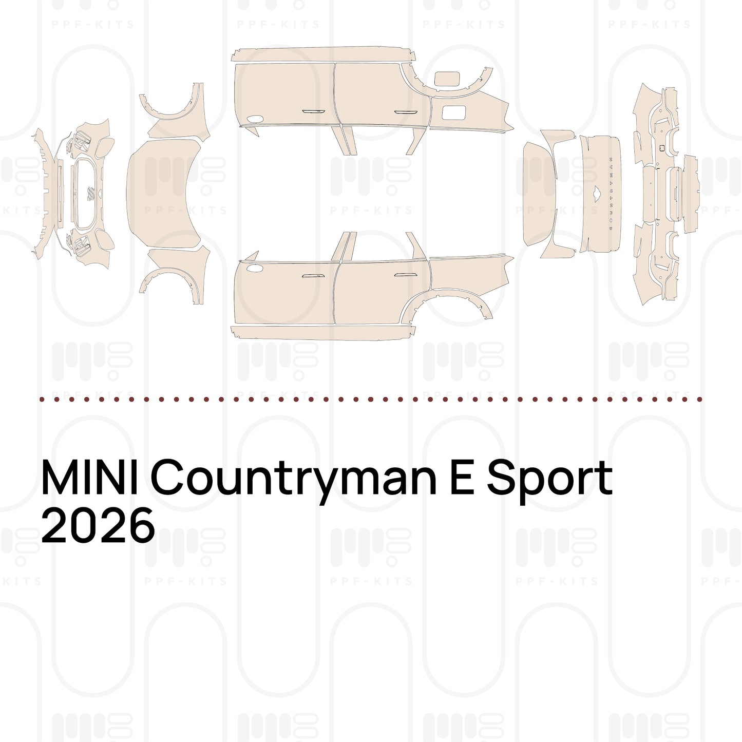 Voorgesneden PPF MINI Countryman E Sport 2026