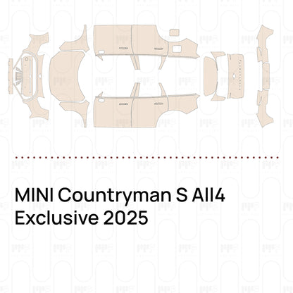 Voorgesneden PPF MINI Countryman S All4 Exclusive 2025