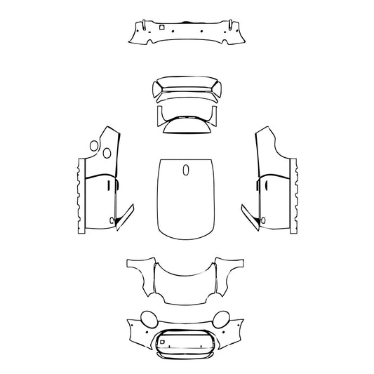Pre-Cut PPF MINI Electric MINI Cooper Base 2024 - PPF-Kits