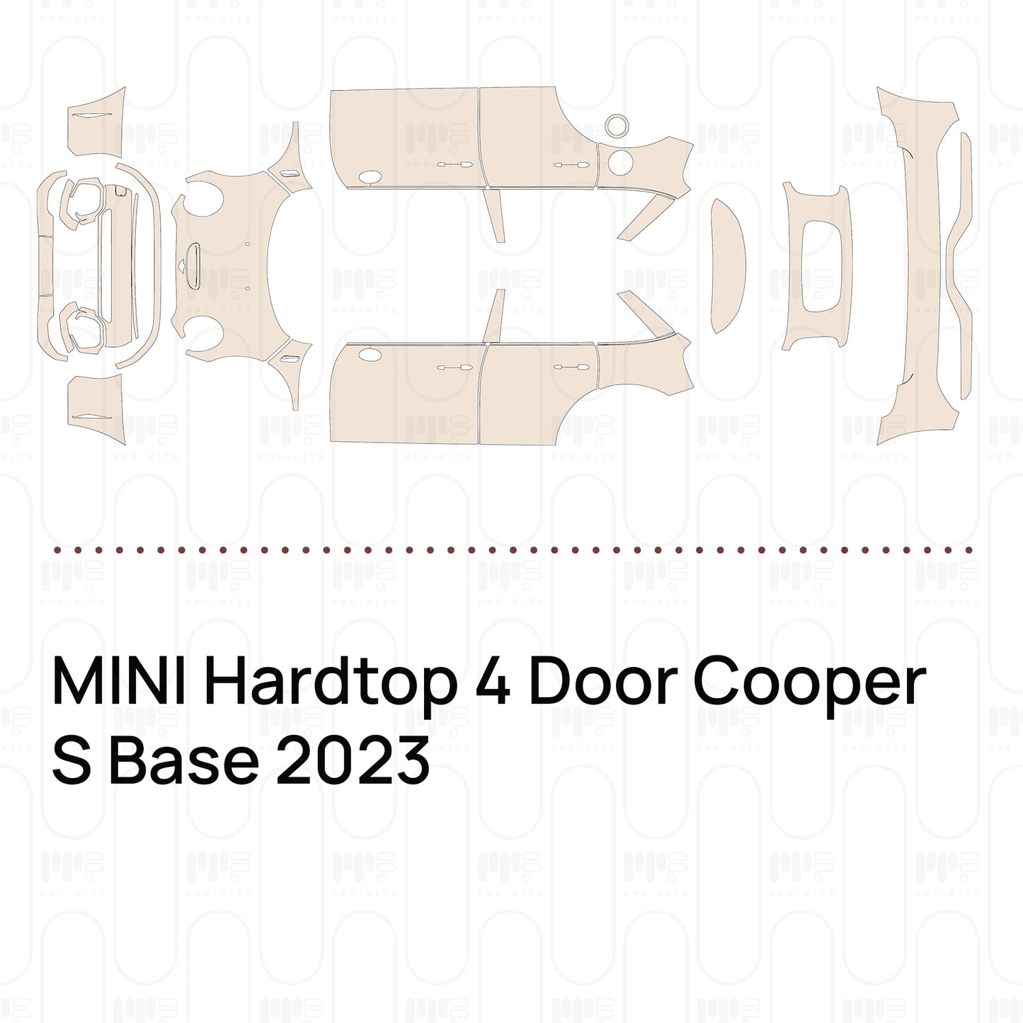 Voorgesneden PPF MINI Hardtop 4 Door Cooper S Base 2023