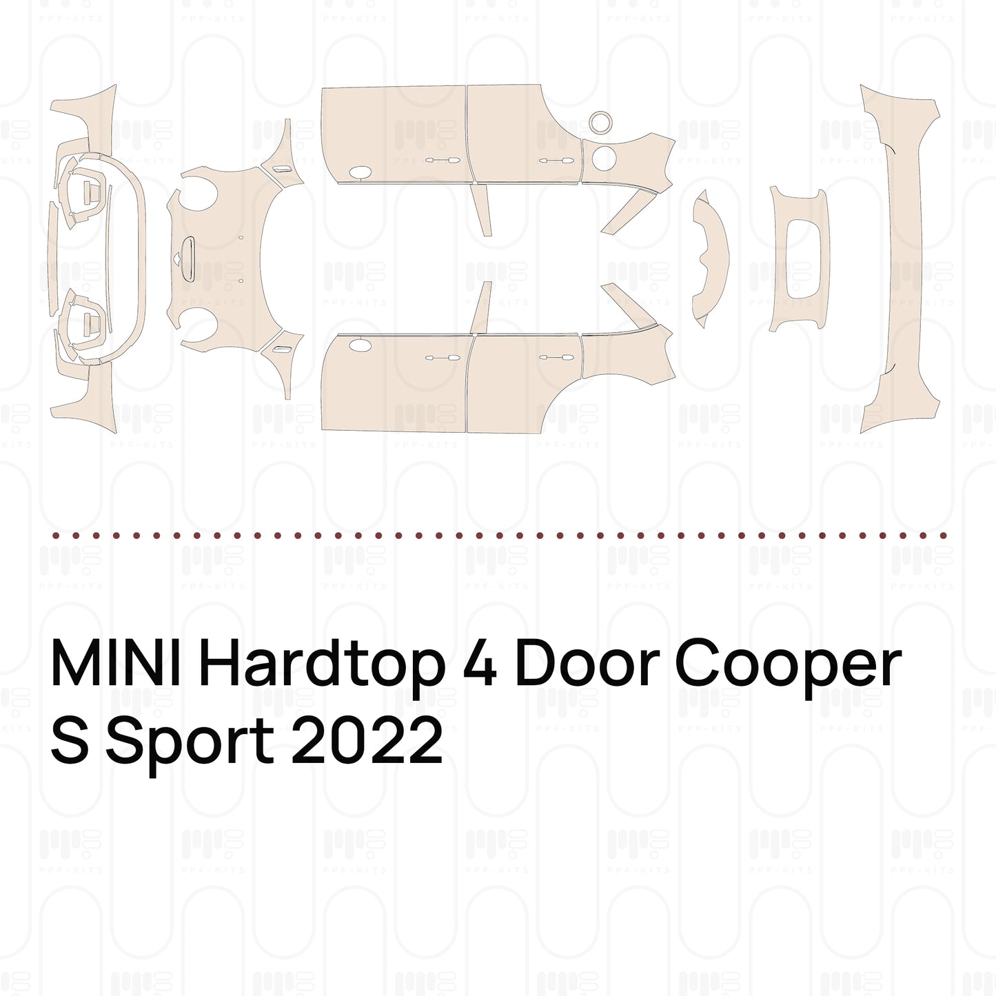 Voorgesneden PPF MINI Hardtop 4 Door Cooper S Sport 2022