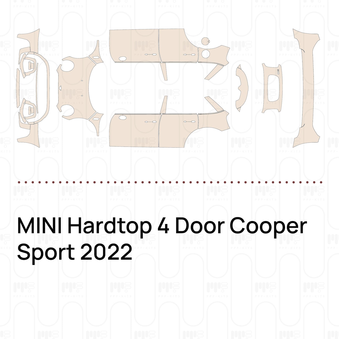 Voorgesneden PPF MINI Hardtop 4 Door Cooper Sport 2022