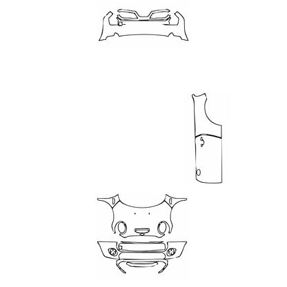 Pre-Cut PPF MINI MINI Convertible Cooper S JCW Package 2020 - PPF-Kits