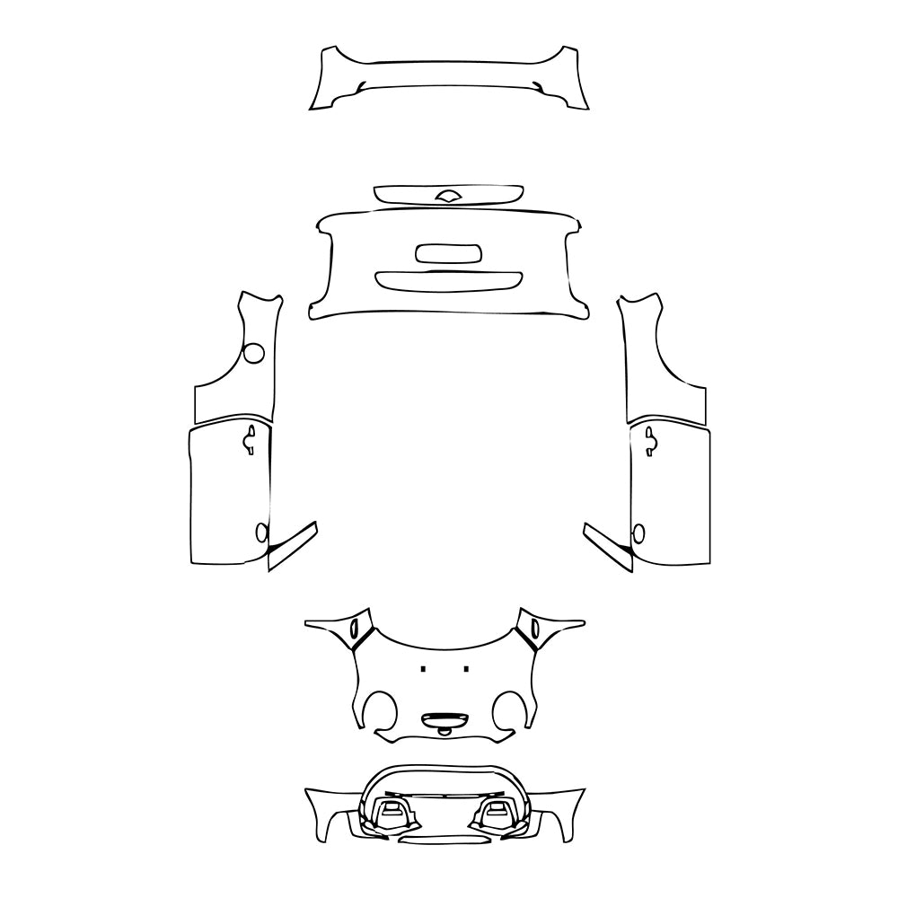 Pre-Cut PPF MINI MINI Convertible Cooper S Sport 2024 - PPF-Kits