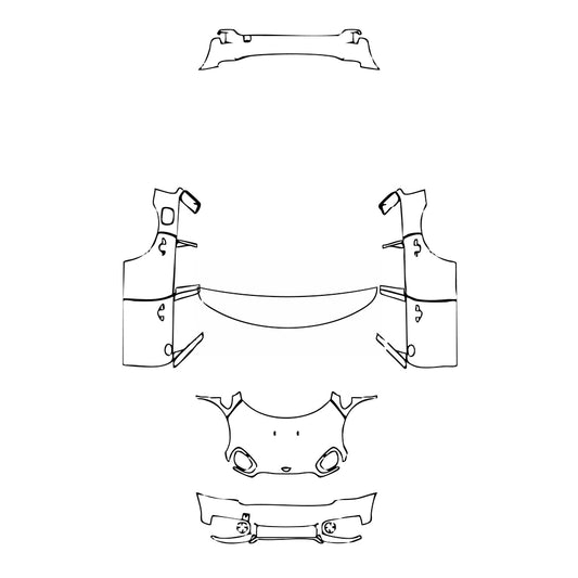 Pre-Cut PPF MINI MINI Countryman Cooper 2017 - PPF-Kits