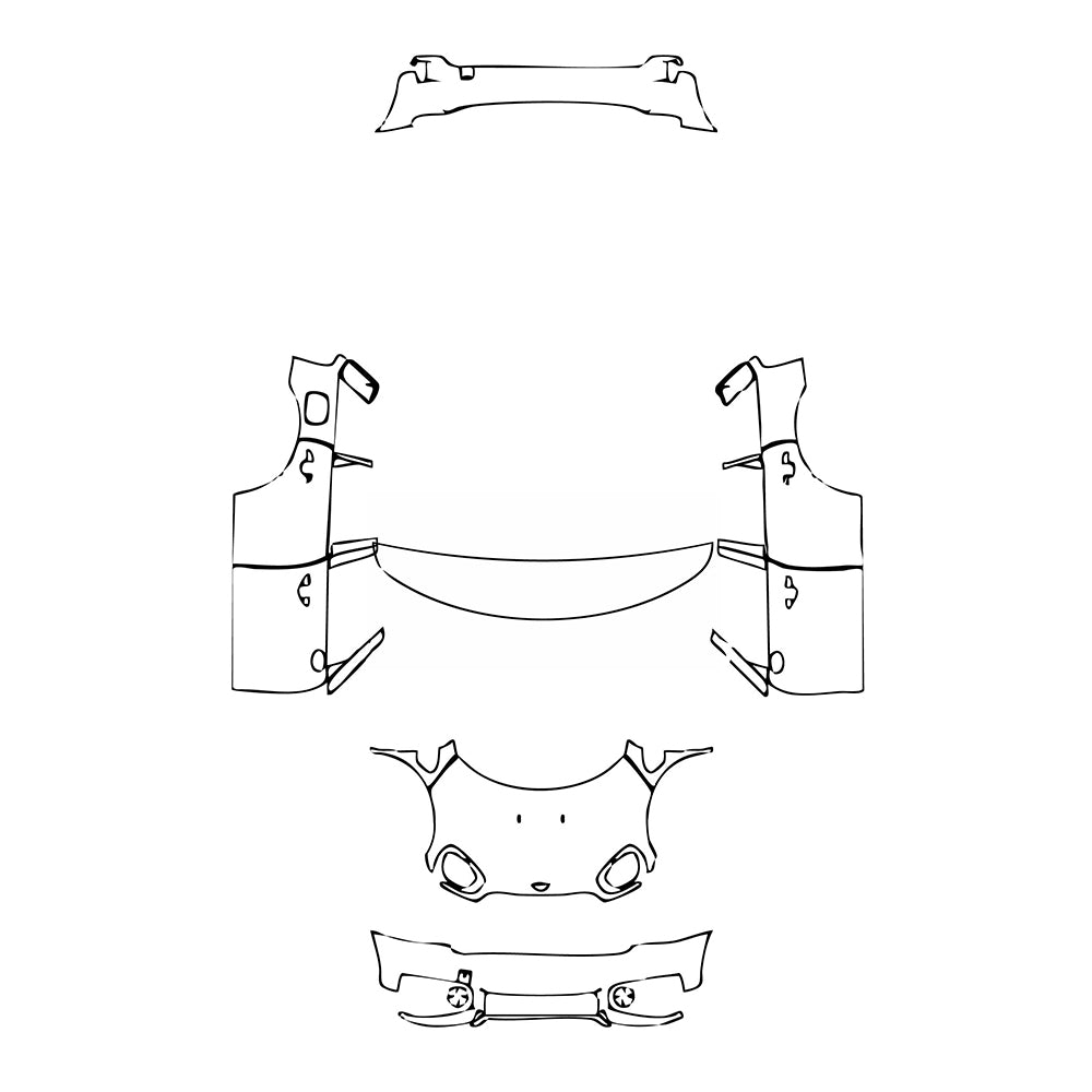 Pre-Cut PPF MINI MINI Countryman Cooper 2018 - PPF-Kits