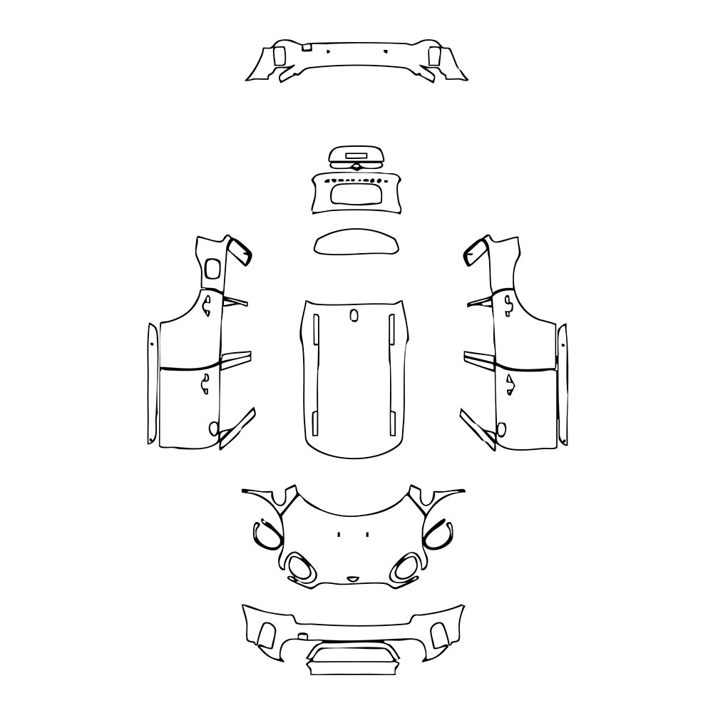 Pre-Cut PPF MINI MINI Countryman Cooper 2022 - PPF-Kits