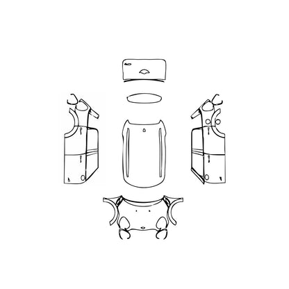 Pre-Cut PPF MINI MINI Countryman Cooper All4 2012 - PPF-Kits