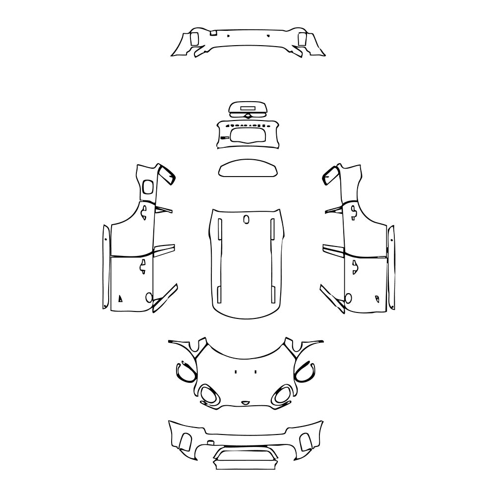 Pre-Cut PPF MINI MINI Countryman Cooper S All4 2022 - PPF-Kits