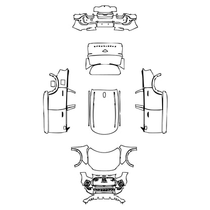 Pre-Cut PPF MINI MINI Countryman John Cooper Works (JCW) 2025 - PPF-Kits