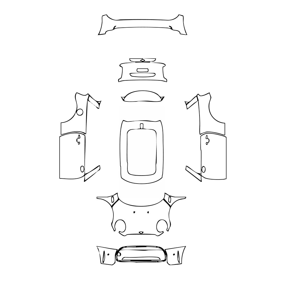Pre-Cut PPF MINI MINI Hardtop 2 Door Cooper Base 2021 - PPF-Kits