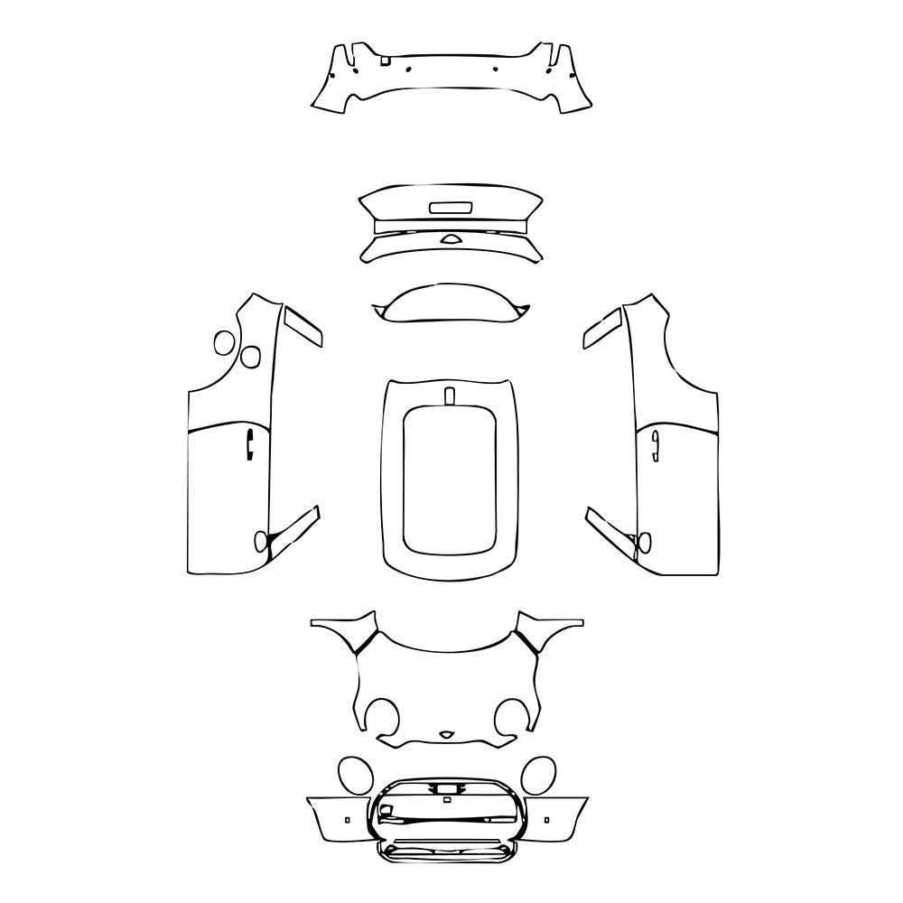 Pre-Cut PPF MINI MINI Hardtop 2 Door Cooper C Base 2025 - PPF-Kits