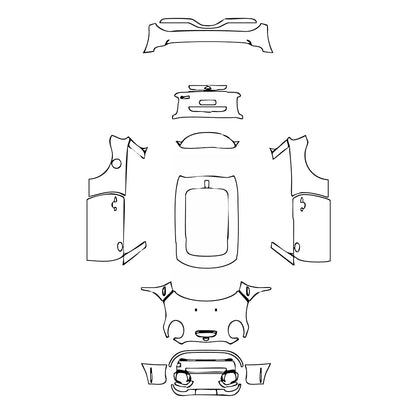 Pre-Cut PPF MINI MINI Hardtop 2 Door Cooper S Base 2022 - PPF-Kits