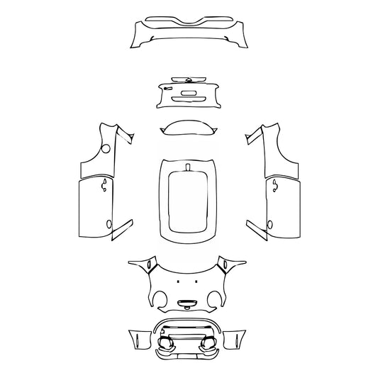 Pre-Cut PPF MINI MINI Hardtop 2 Door Cooper S Base 2023 - PPF-Kits