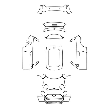 Pre-Cut PPF MINI MINI Hardtop 2 Door Cooper S Base 2024 - PPF-Kits