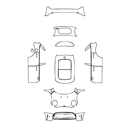 Pre-Cut PPF MINI MINI Hardtop 4 Door Cooper Base 2021 - PPF-Kits