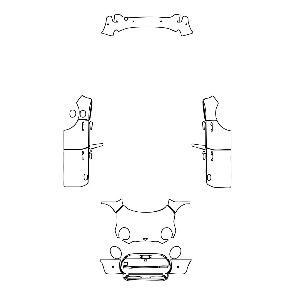 Pre-Cut PPF MINI MINI Hardtop 4 Door Cooper C Base 2025 - PPF-Kits